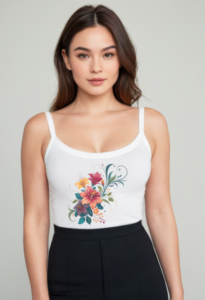 Floral Tank Tops: Stylish, Lightweight Summer Essentials Made in the USA