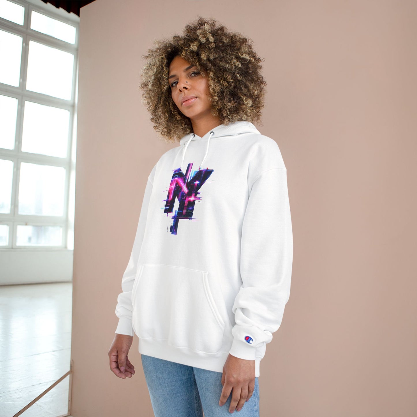 I Love NY TShirt-Inspired Urban Champion Hoodie – Cozy & Stylish Streetwear