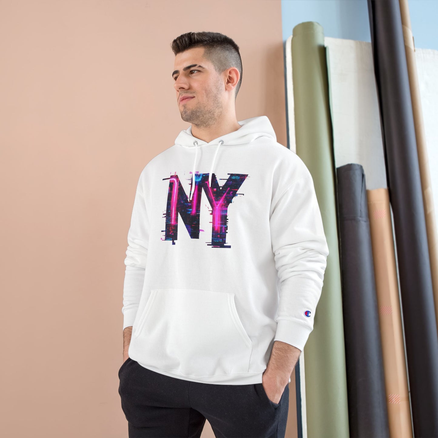 I Love NY TShirt-Inspired Champion Hoodie – Trendy, Warm & Street-Ready