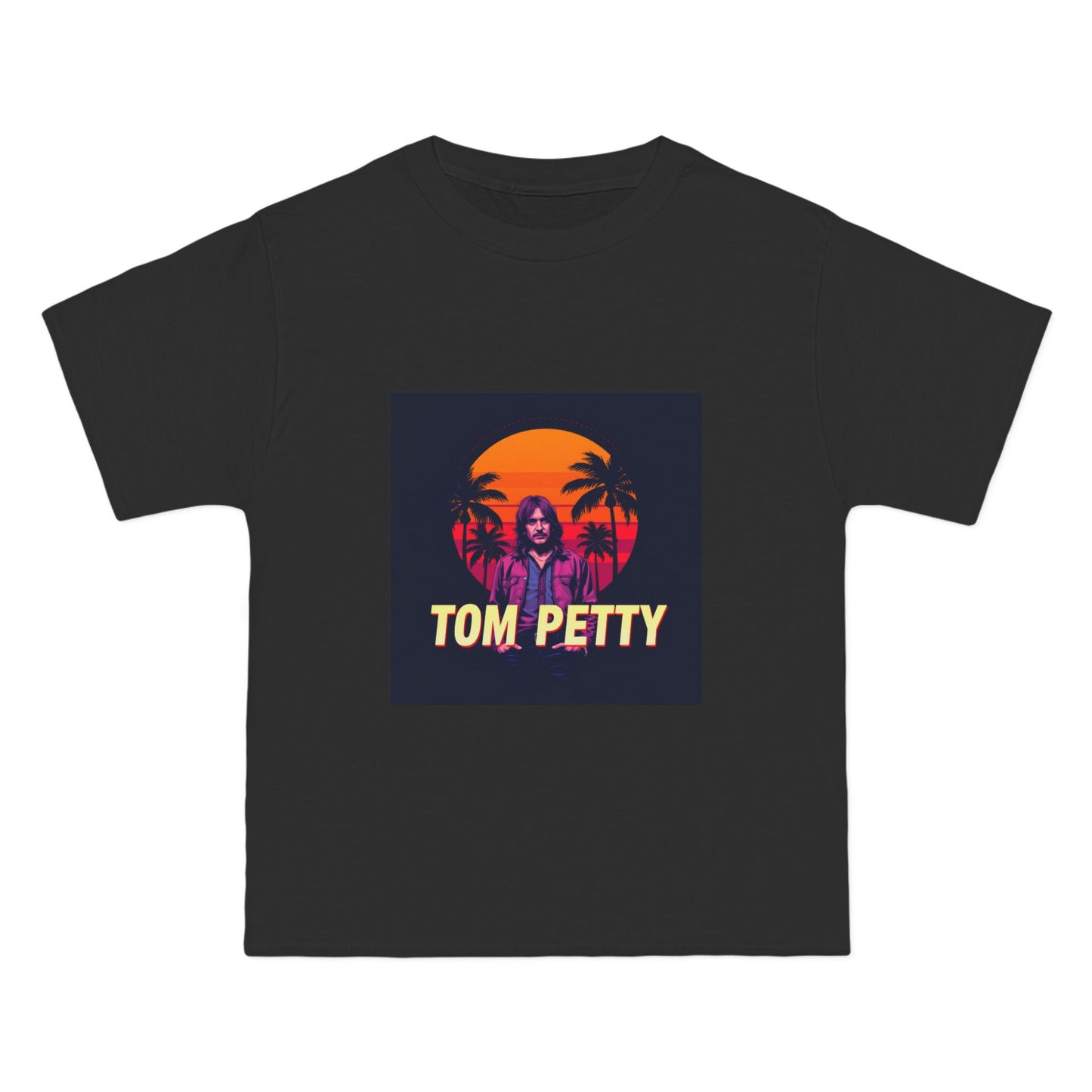 Tom Petty Tshirt Retro Tom Petty Short-Sleeve T-Shirt | Vintage Sunset Vibe