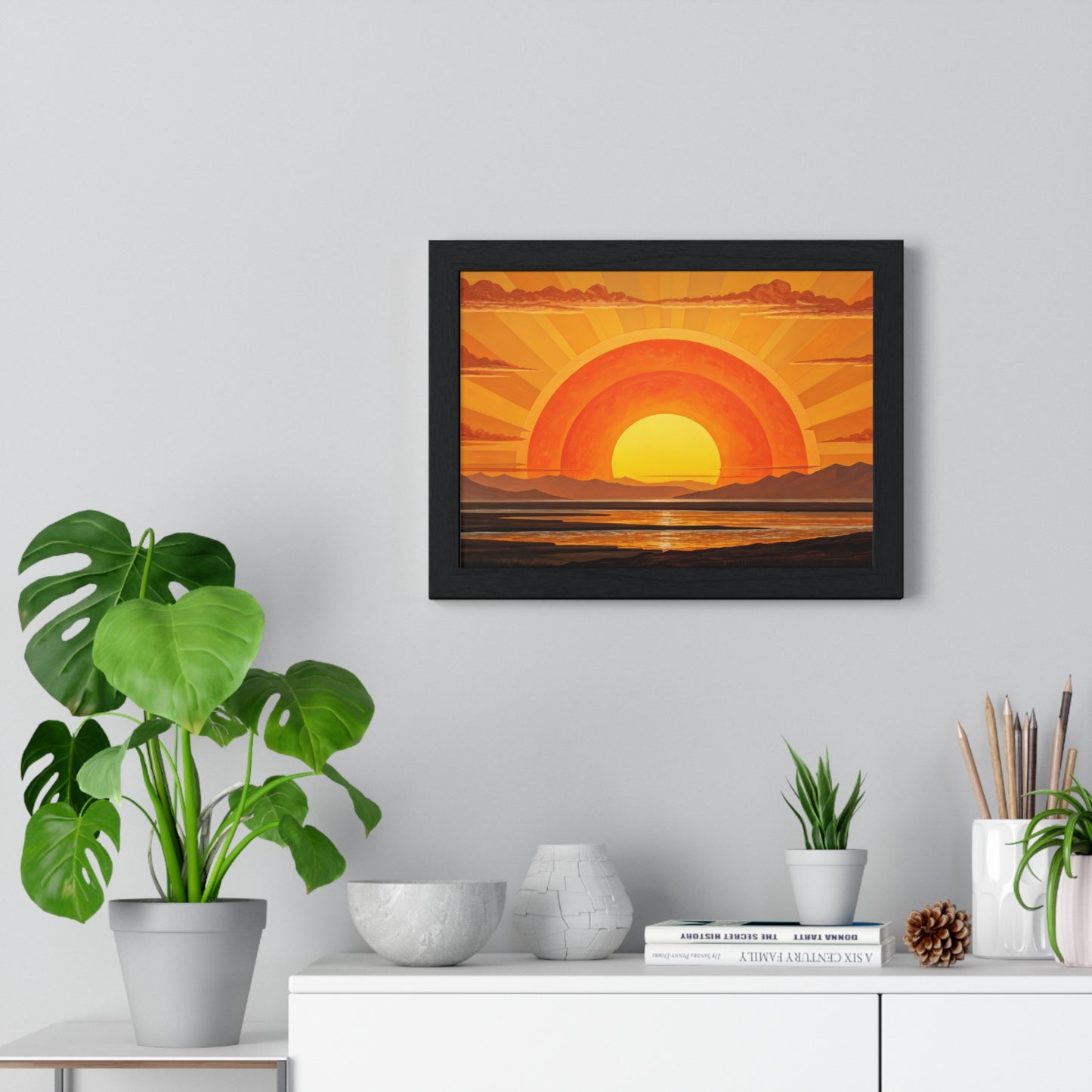 Rising Sun Painting – Vastu-Approved Wall Art for Success & Positivity