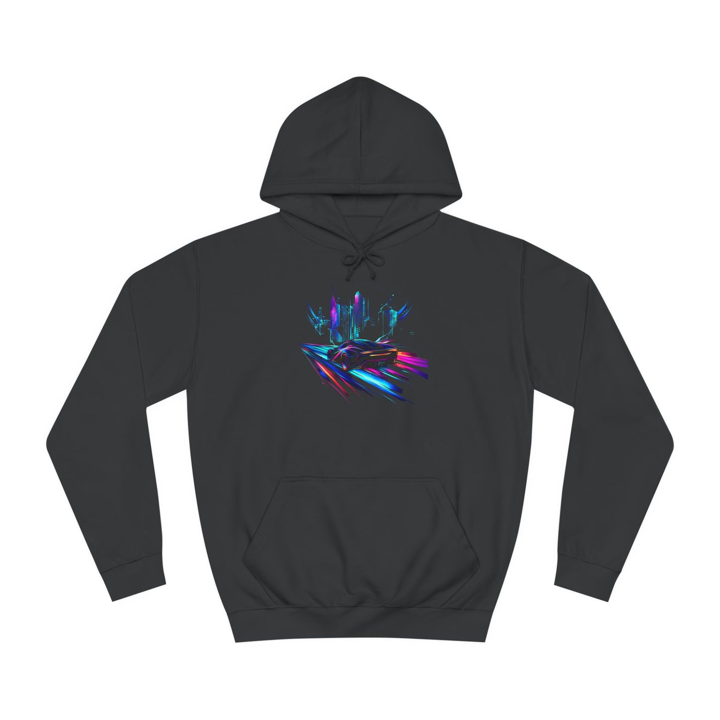 Car Hoodies Collection: Vibrant Graphic Unisex College Hoodie