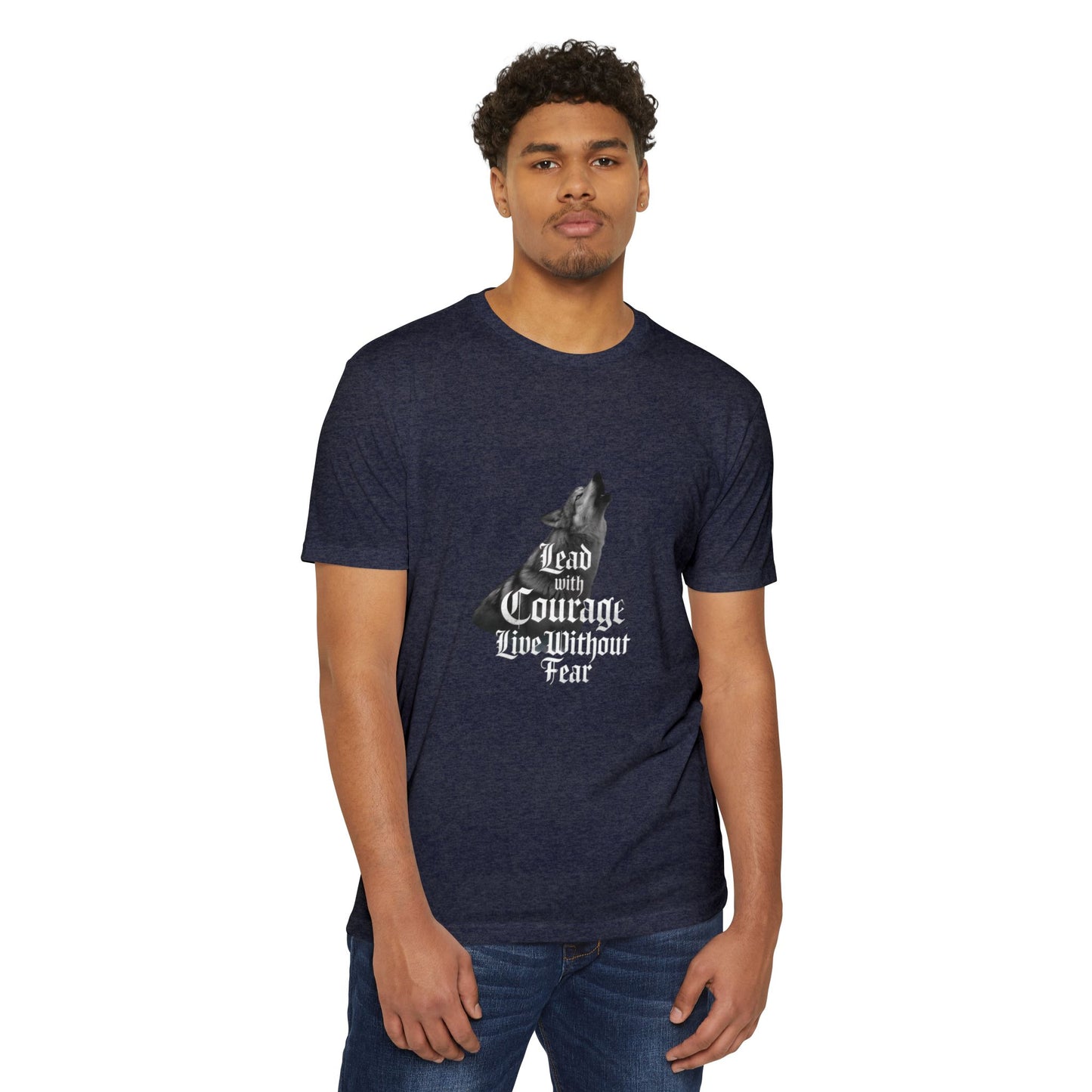 No Fear T Shirt Quotes - Courageous Spirit Unisex T-Shirt - Lead with Courage, Live Without Fear