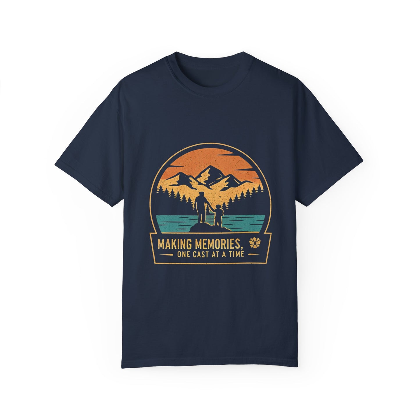 Fishing T Shirts - Making Memories Unisex Garment-Dyed T-Shirt - Outdoor Adventure Vibe