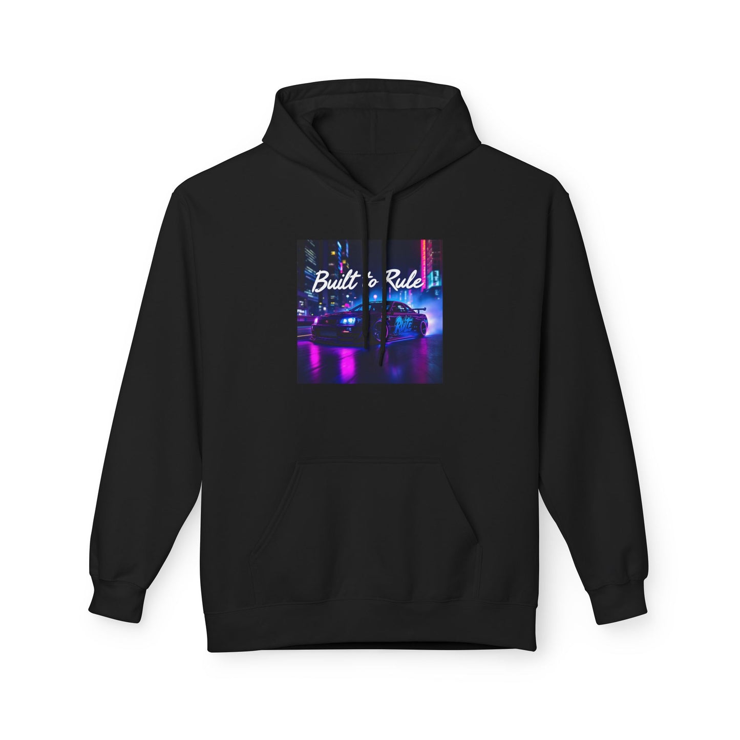 Car Hoodies Collection: Built to Rule Unisex Midweight Fleece Hoodie - Stylish and Comfortable for Everyday Wear