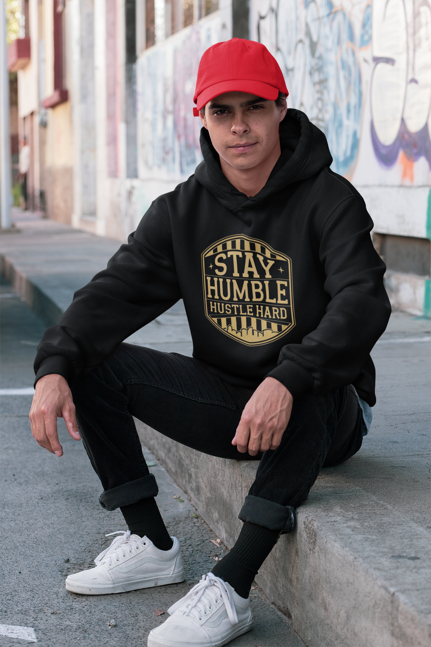 Stay Humble Hustle Hard Hoodie – Cool Hoodies Unisex Heavy Blend Sweatshirt