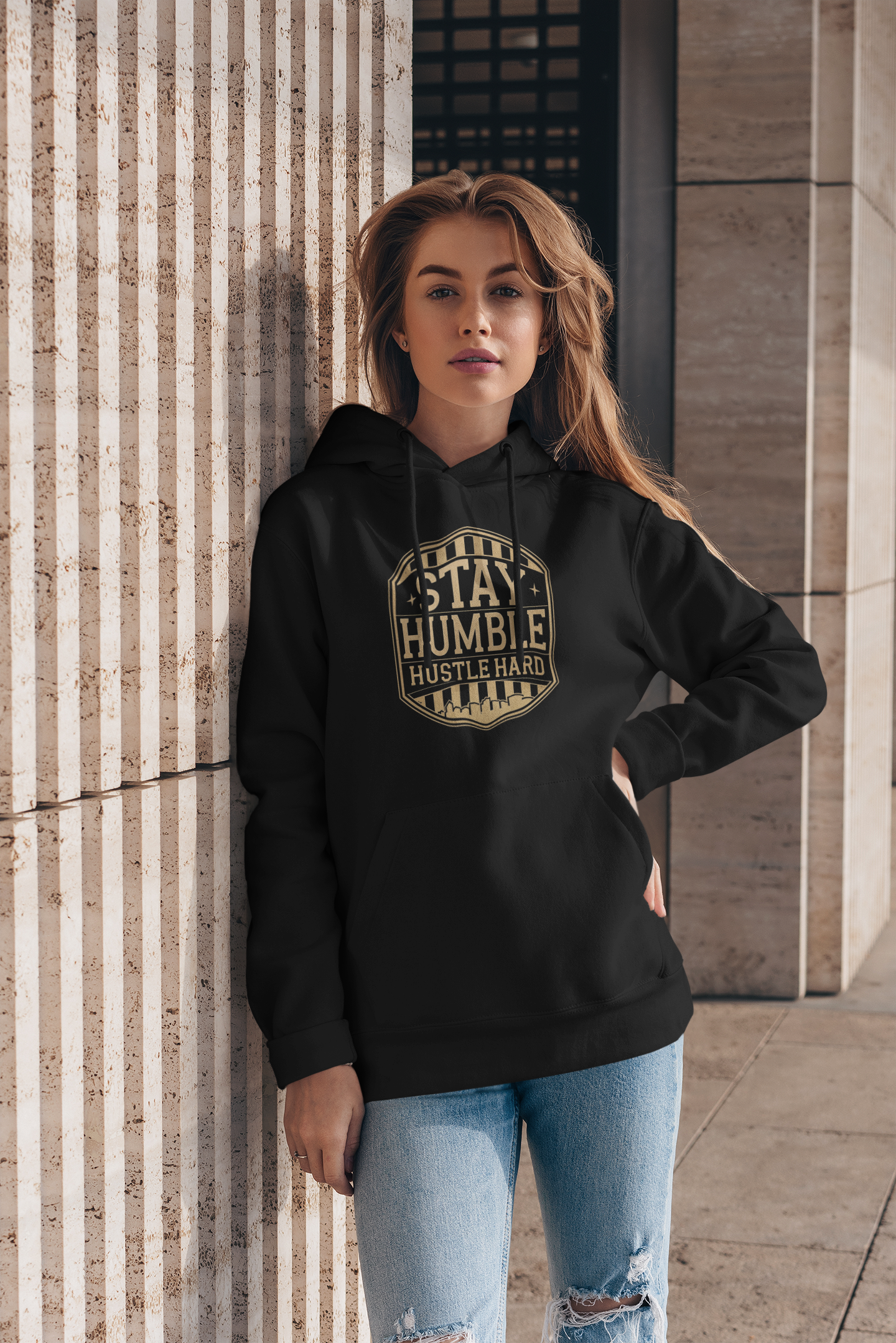 Stay Humble Hustle Hard Hoodie – Cool Hoodies Unisex Heavy Blend Sweatshirt