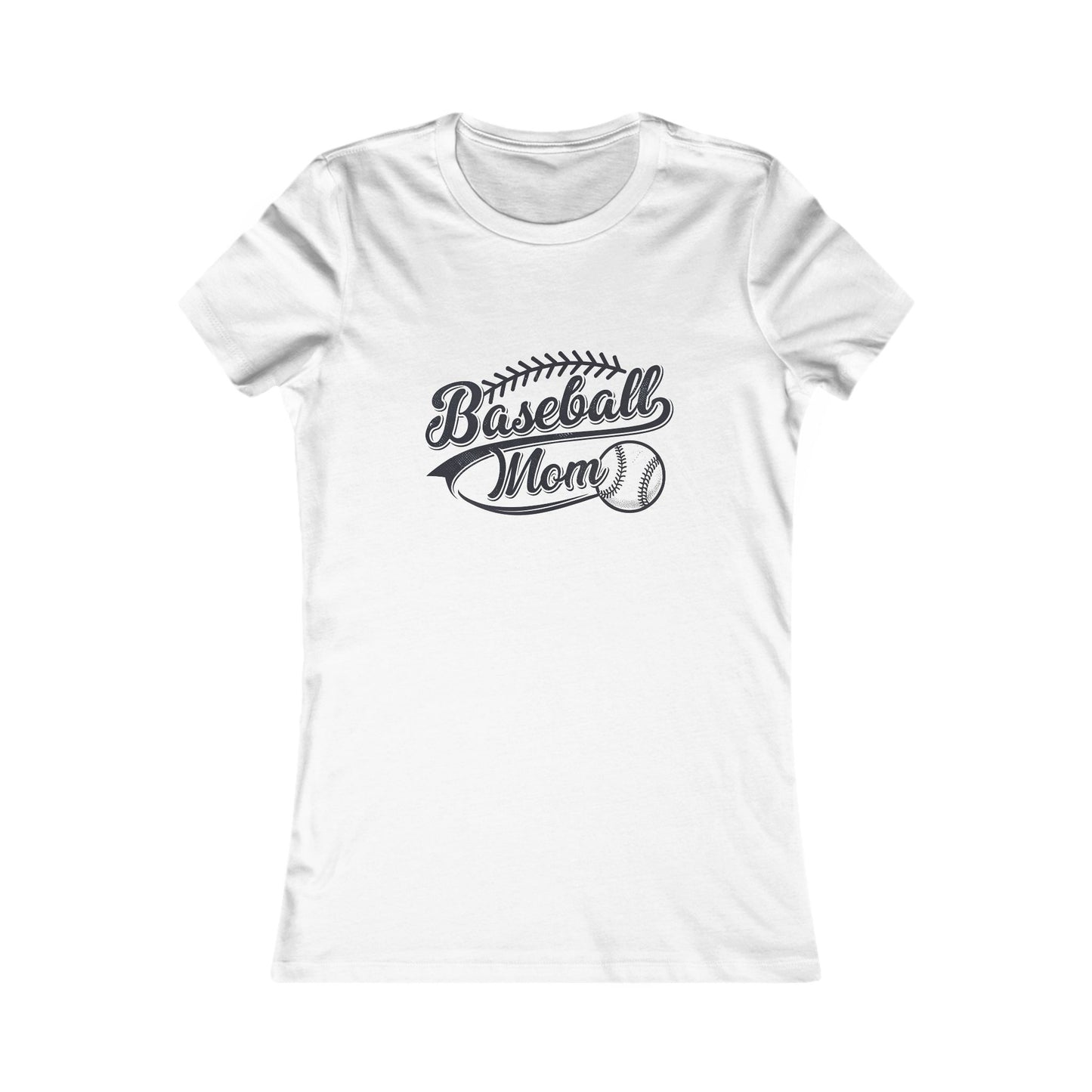 Stylish Baseball Mom Tee – Sporty & Chic Women's T-Shirt