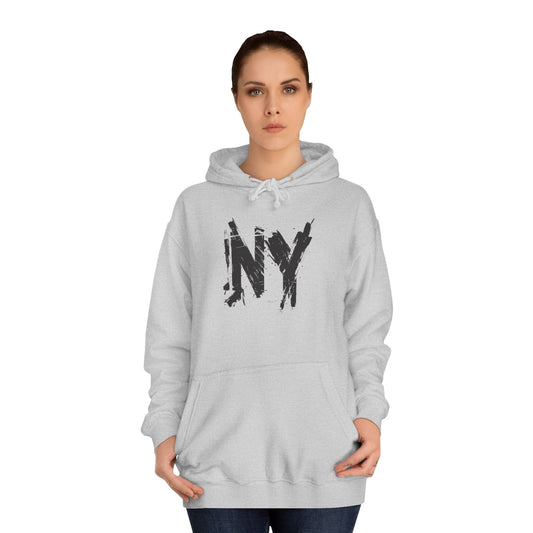 I Love NY TShirt-Inspired Unisex College Hoodie – The Perfect Blend of Style & Comfort