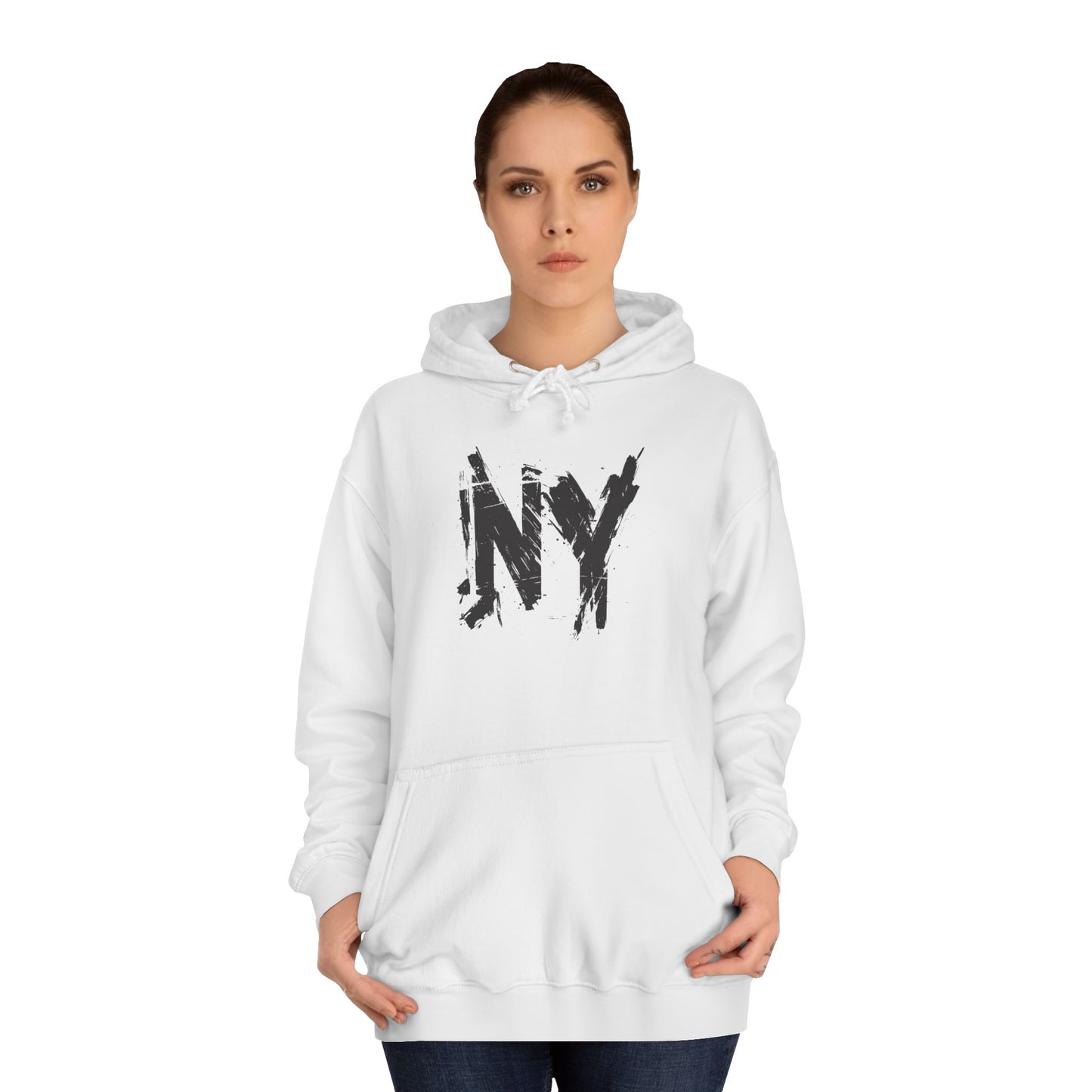 I Love NY TShirt-Inspired Unisex College Hoodie – The Perfect Blend of Style & Comfort