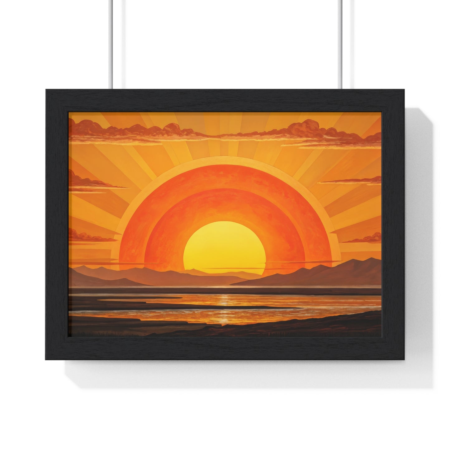 Rising Sun Painting – Vastu-Approved Wall Art for Success & Positivity