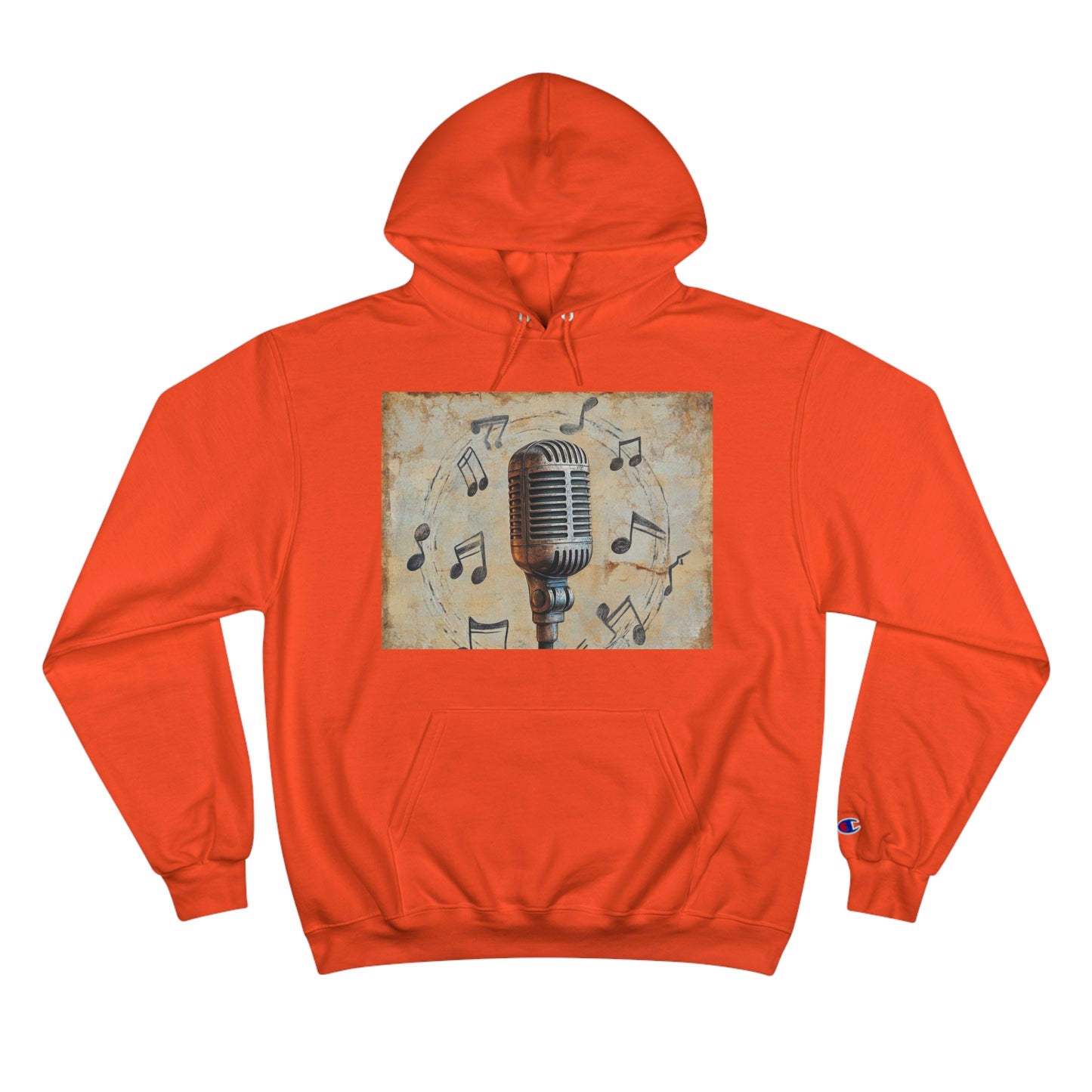 Vintage Music Microphone Hoodie | Perfect for Music Lovers