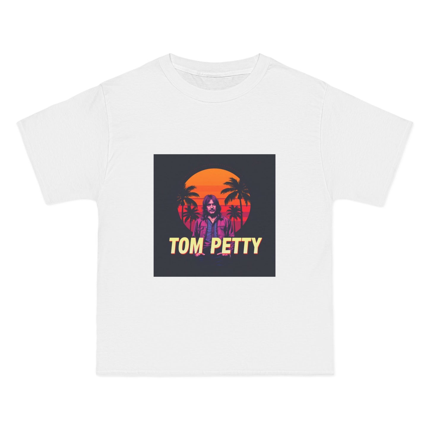 Tom Petty Tshirt Retro Tom Petty Short-Sleeve T-Shirt | Vintage Sunset Vibe