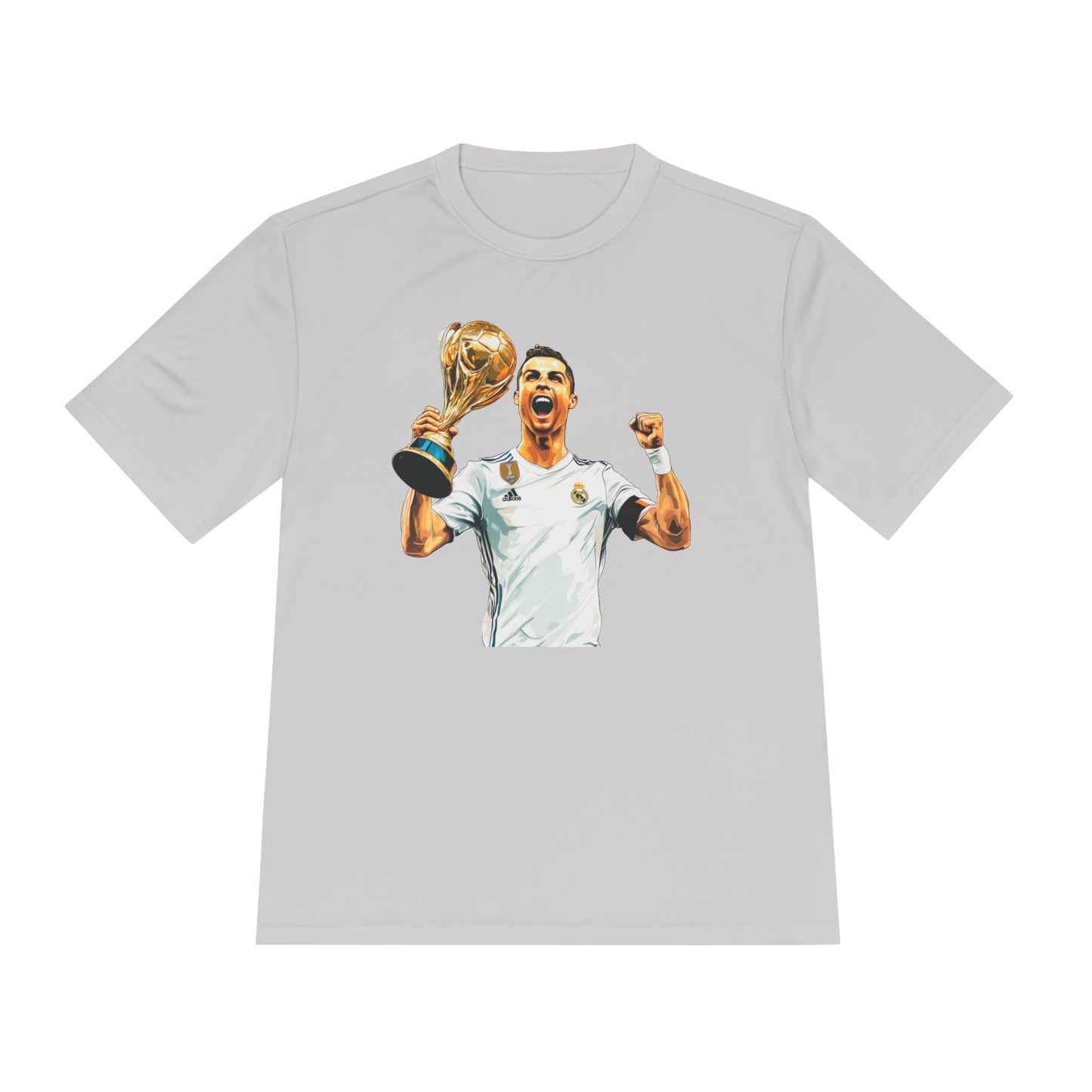 Cristiano Ronaldo Champion's Celebration Unisex Moisture Wicking Tee - Perfect for Sports Fans