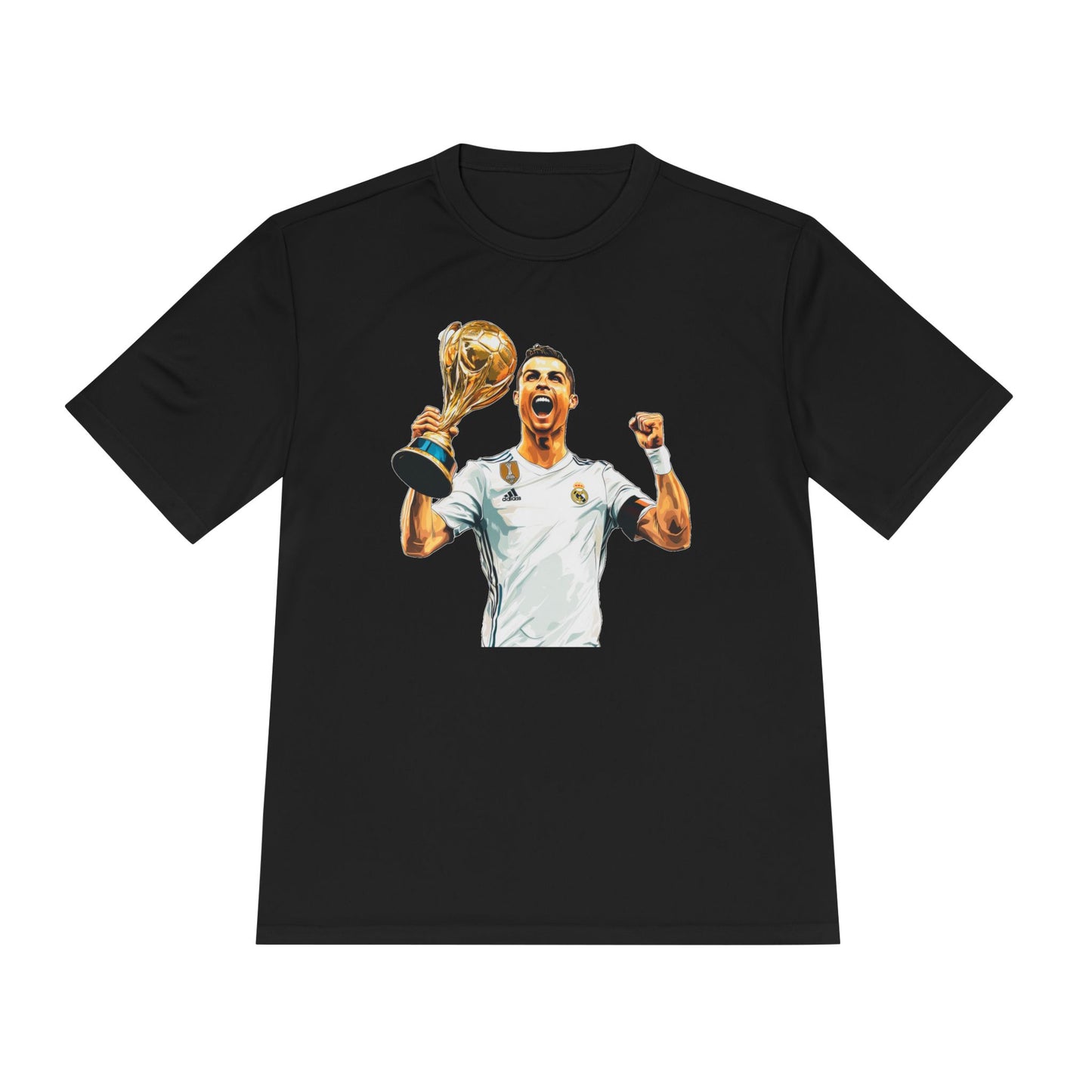 Cristiano Ronaldo Champion's Celebration Unisex Moisture Wicking Tee - Perfect for Sports Fans