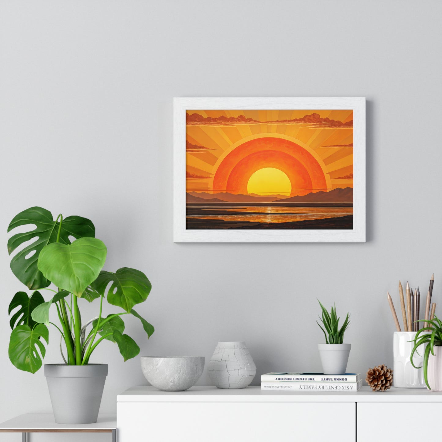 Rising Sun Painting – Vastu-Approved Wall Art for Success & Positivity