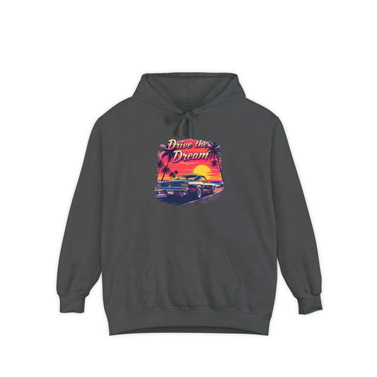 Car Hoodies Collection Retro Beach Vibes Hoodie - 'Drive the Dream' Design