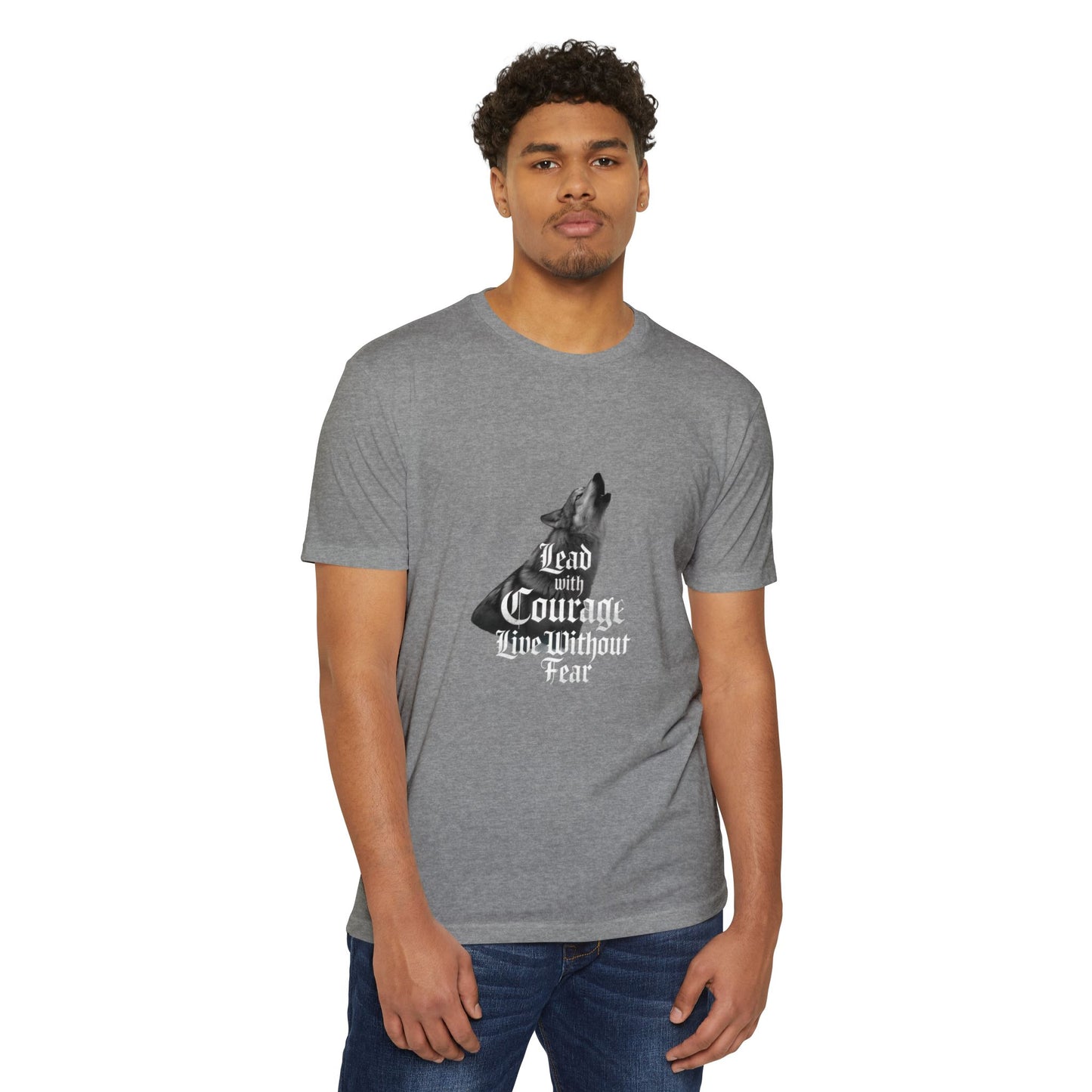 No Fear T Shirt Quotes - Courageous Spirit Unisex T-Shirt - Lead with Courage, Live Without Fear